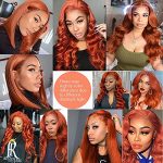 REMY Hair Dark Orange Color Hair Bundle – Vibrant #350 Burnt Ginger Orange for a Professional Weave