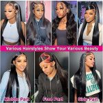 Lemoda 30 Inch Natural Black Full Lace Front Wig - 13x6 Upgrade for Effortless Styling