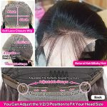 180 Density Straight Lace Front Wigs - Pre Plucked, Bleached Knots, and Baby Hair for a Natural Look