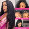 13x6 Deep Wave Lace Front Wigs - 26 Inch Human Hair Marvel with 180% Density and HD Transparent Lace