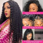 28-Inch Deep Wave Lace Front Wigs - 12A Grade, Glueless, HD Transparent Beauty for Women