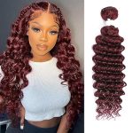 Elevate Your Style with #99j Burgundy Deep Wave