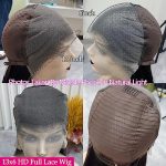 28 Inch 13x6 Full Lace Front Human Hair Wig - 12A Grade Brazilian Virgin Hair for Black Women