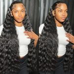 30-Inch HD Lace Wigs for Black Women - Wear and Go Beauty with Pre-Plucked Loose Deep Wave