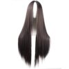 75CM Straight Synthetic Hair Wig - Realistic and Heat-Resistant