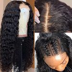 4x4 HD Transparent Deep Wave Lace Front Wig