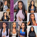 4x4 Lace Closure Straight Human Hair Wigs - Natural Beauty with Easy Installation