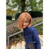Amback's Orange Bob Cosplay Wig: Heat Resistant and Perfect for Halloween and Anime Costume Looks