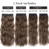 Long Wavy Clip-In Hair Extensions - Synthetic Hair, Natural Appearance, Instant Volume and Length! 🌟💁‍♀️