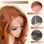 BrownBomb Ginger Lace Front Wig - Pre-Plucked, Pre-Layered, and Pre-Colored for Effortless Beauty