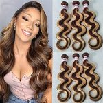 Elevate Your Style with Bestsojoy Brazilian Body Wave 12A Remy Hair: P4/27 Highlight Weave for Stunning Ombre Blonde Waves
