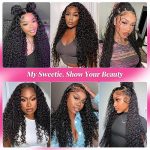 28-Inch Deep Wave Lace Front Wigs - 12A Grade, Glueless, HD Transparent Beauty for Women