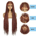 HD Transparent Knotless Box Braided Wigs with 350 Color: Versatile and Stylish Braided Wigs for Black Women