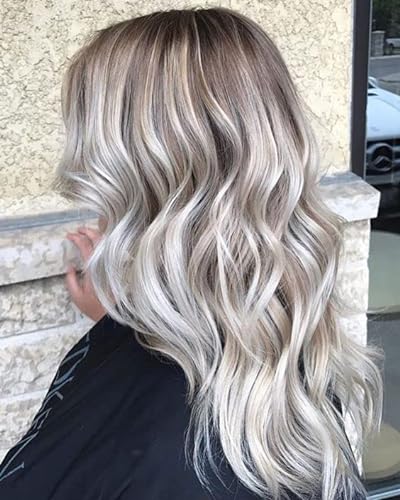 QDBOWIN's Highlight Ash Blonde Body Wave Lace Front Wig: Experience the Perfect Blend of Comfort and Glamour