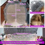 Highlight Ombre Lace Front Wigs: 10A Brazilian Virgin Human Hair, Pre Plucked with Baby Hair, 180 Density 4/27 Straight Wig