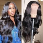 Sipreae 22-Inch Lace Front 200% Density Body Wave Synthetic Wig - Achieve Time-Saving Elegance