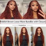 10A Brazilian Remy Reddish Brown Loose Deep Bundles – Vibrant #33B Color for a Stylish Makeover