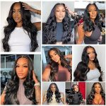 5x5 HD Lace Closure Wigs - 100% Brazilian Virgin Hair, 5x5 Body Wave Frontal, and 180% Density for Stylish Versatility