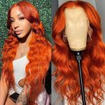 Ginger Lace Front Wigs Human Hair