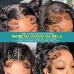 Water Wave Lace Front Wigs - HD Transparent 13x6 Brazilian Human Hair - Pre Plucked, 180% Density, Wet and Wavy, Glueless - Natural Col for Black Women