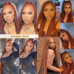 HD Transparent Knotless Box Braided Wigs with 350 Color: Versatile and Stylish Braided Wigs for Black Women
