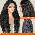 26-Inch Deep Wave Lace Front Wig - Natural Black Beauty Unleashed