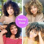 Daily Look with Fluffy Curly Afro Wig for Black Women - Natural and Stylish 1B30 Black to Auburn Brown