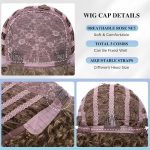 Hanne Fashion Afro Curly Wig - Short Kinky Curly Wig for Effortless Style, Ombre Blonde Glamour