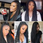 Heat Resistant Long Braided Lace Front Wigs