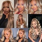 Radiant Glow Collection: AliPearl 4/613 Blonde Lace Front Wigs – Captivate with Ombre Highlight Elegance and Brazilian Virgin Hair Brilliance