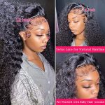 Brazilian Deep Curly Transparent Lace Front Wigs - Natural, Comfortable, and Versatile 13x4 Ear To Ear Lace Frontal Wigs for Effortless Beauty