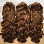 24-Inch Honey Blonde Lace Front Wig – HD Transparent 4/27 Ombre Highlights for Stunning Style