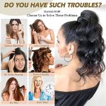 Mayouda Claw Clip Ponytail: Effortless Elegance for Short Hair! 🌟