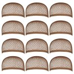 Wig Comfort with Pack of 12 Open-End Brown Mesh