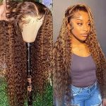 Transparent Lace Front Wig: Natural, Reusable, and Stylish Brown Synthetic Hair