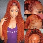 13x4 Ginger Deep Wave Lace Front Wigs – 24 Inch True-Length