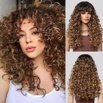Transform Your Look with Confidence: LONAI's Blonde Curly Wig with Bangs – A Stylish Statement for Daily Use, Parties, and Cosplay