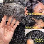 Jasperel Deep Wave Closure Wig: 150% Density Brazilian Virgin Human Hair
