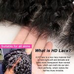 18-Inch Curly Wave Lace Frontal Wigs: HD Transparent Lace, Pre-Plucked, and 150% Density for Irresistible Beauty