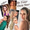 20'' Long Wavy Claw Clip Ponytail Extension - Synthetic Hair for Daily, Party, and Halloween