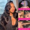 Rose Sister 13x6 Body Wave Lace Front Wigs - 28 Inch Human Hair Marvel with 180% Density and HD Transparent Lace