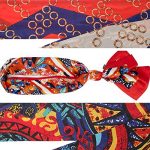 3Pcs Satin Edge Laying Scarf: Versatile Silk Headband for Hair Wrapping, Yoga, Sport