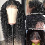 Crowning Glory Unleashed: ALLRUN 4x4 HD Lace Curly Human Hair Wig (16 Inch)
