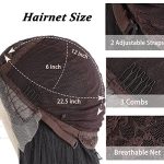 Captivating Allure: V'NICE Long Straight Lace Front Wig for Daily Glam