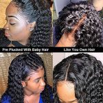 4x4 HD Transparent Deep Wave Lace Front Wig
