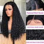 26-Inch Black Long Curly Lace Front Wig - Perfect for Daily Wear, Weddings, and Cosplay Adventures