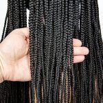 Lightweight Cornrow Braid Braided Wig - 24 Inches Full Lace Front for a Refreshing Look