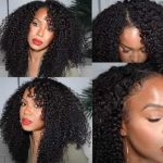 V Part Kinky Curly Wigs - No Leave Out, Beginner-Friendly, Nadula's 18-Inch 10A Afro Curly Vpart Wigs for Effortless Chic