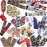 3Pcs Satin Edge Laying Scarf: Versatile Silk Headband for Hair Wrapping, Yoga, Sport