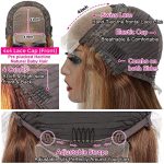 Radiant Waves: 18 Inch 4/27 Honey Blonde Ombre Highlight Lace Front Wig - Unleash Your Glamorous Glow